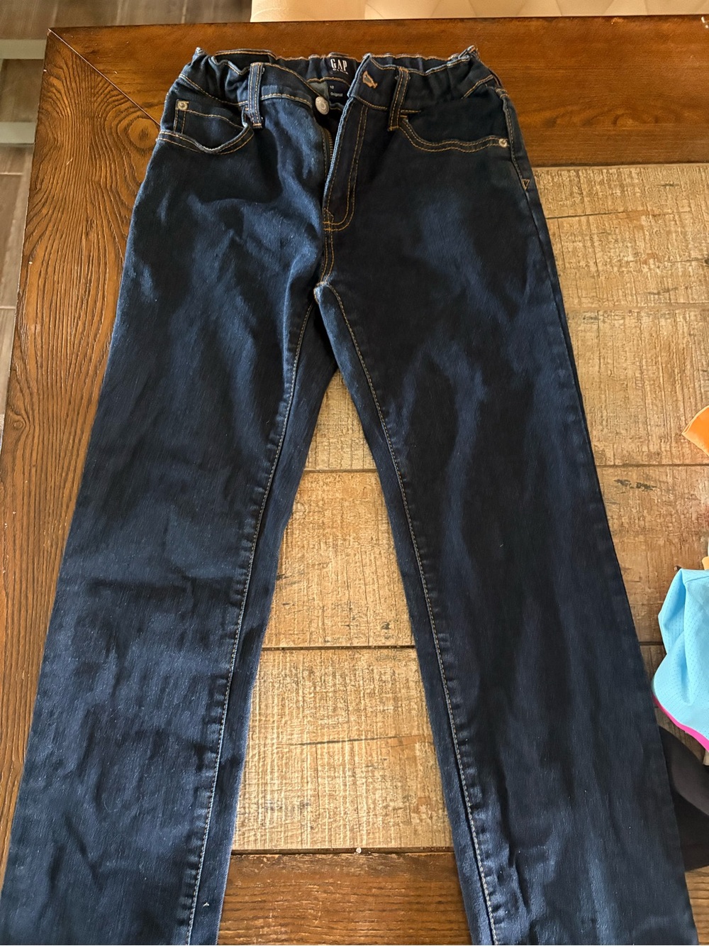 GAP boys Navy Straight-Leg Jeans